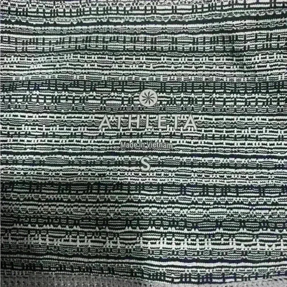 Athleta High Rise Jacquard Chaturanga Leggings Silver Bells/Fog Size S - Picture 4 of 9